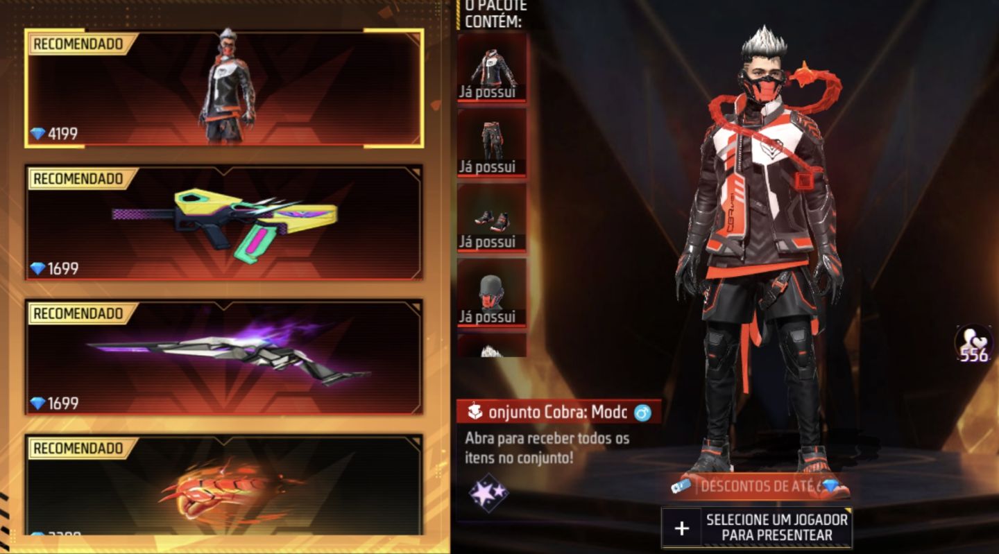 [MAIS BARATO] CODIGUIN + LOJA PRIME OUTUBRO - FREE FIRE [ENTREGA RÁPIDA]