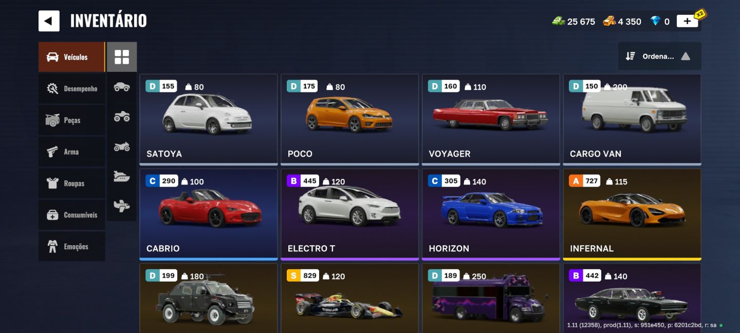 Conta flex city com McLaren,jato, muito antiga (uma das primeiras a ser criado)