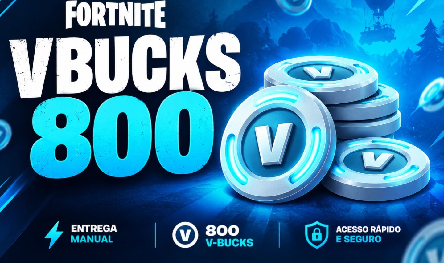 Conta de Fortinite com 800 Vbucks, Entrega Rápida e prática