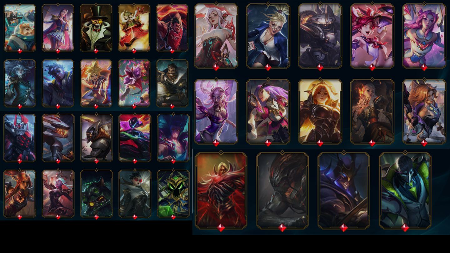 FULLACESSO - CONTA DE 2020 - 297 SKINS - LEVEL 396 - TODOSCAMPEÕES - 142 CROMAS