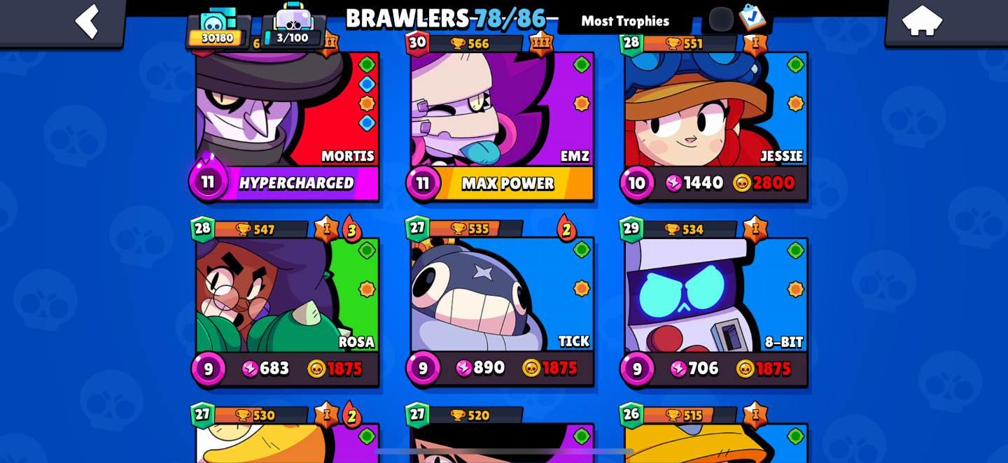 Conta de brawl stars BOA