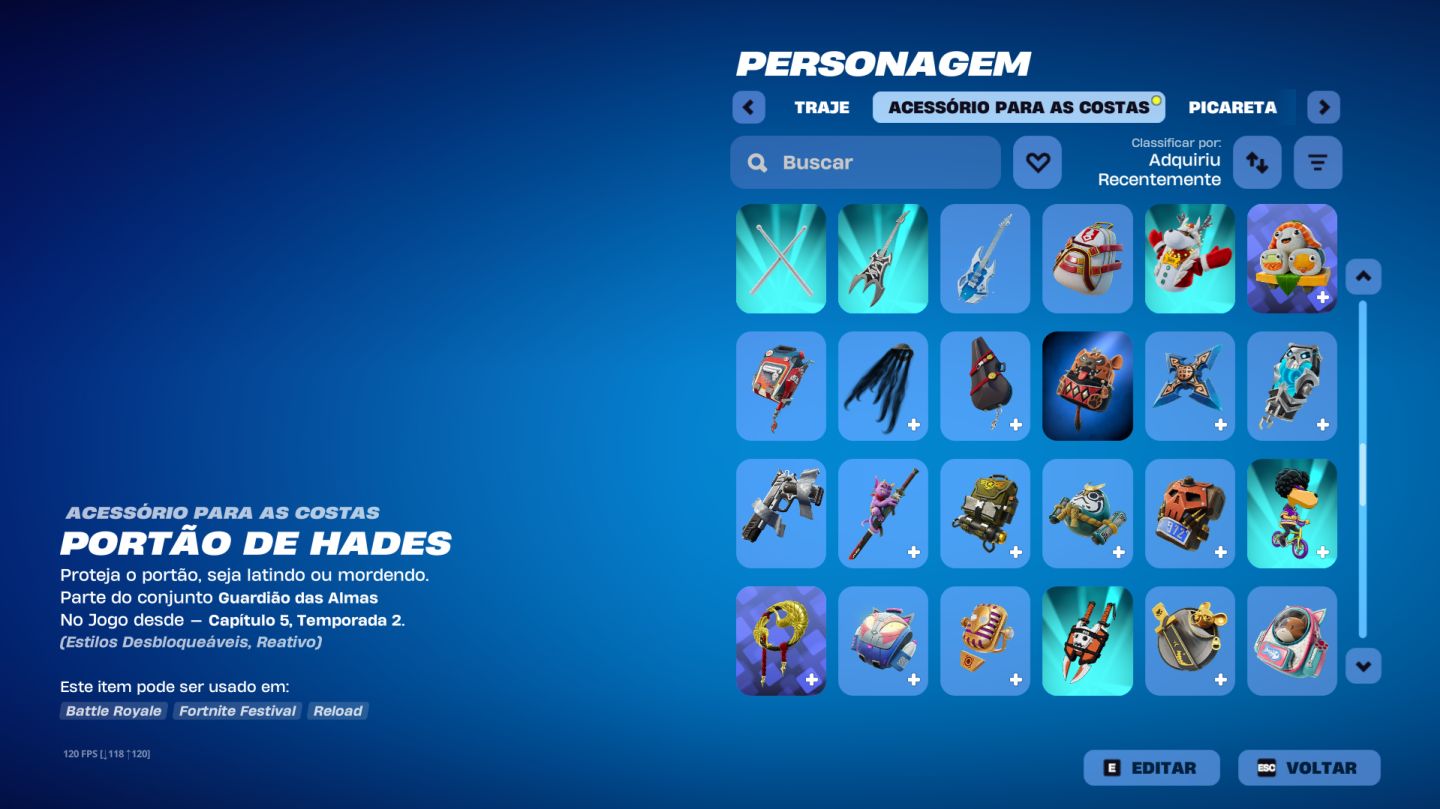 CONTA FORTNITE