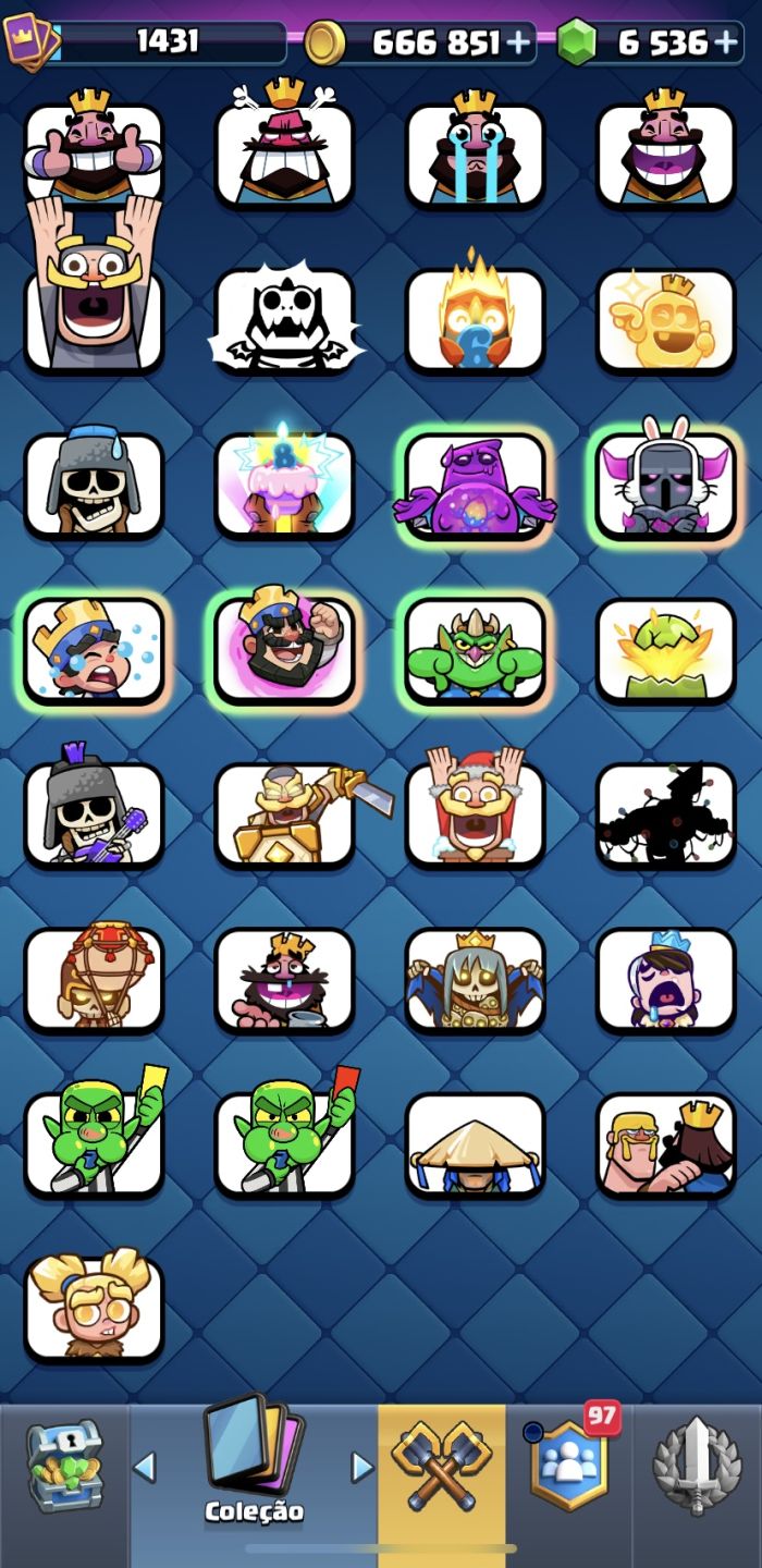 CLASH ROYALE 8 ANOS | KT15 | 11.1K TROFÉUS | 6.5K GEMAS | LVL 16