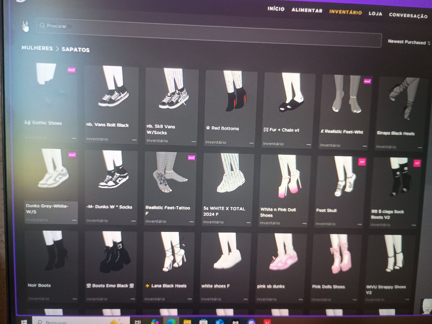 Conta imvu M/F conta +4 anos bom para s/0 emilysilva4252
