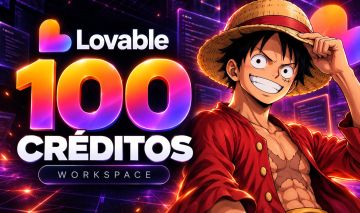Lovable Pro Workspaces com 100 Créditos | Pacotes Individuais e Econômicos