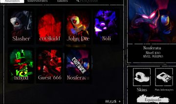 Conta Forsaken - 88k+ de dinheiro + alguns personagens upados - + Info na Desc