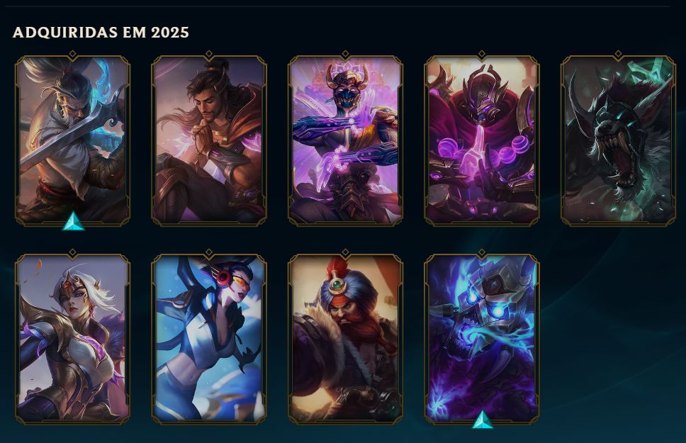 CONTA LEAGUE OF LEGENDS NÍVEL 137 PRATA 3 COM 89 SKINS