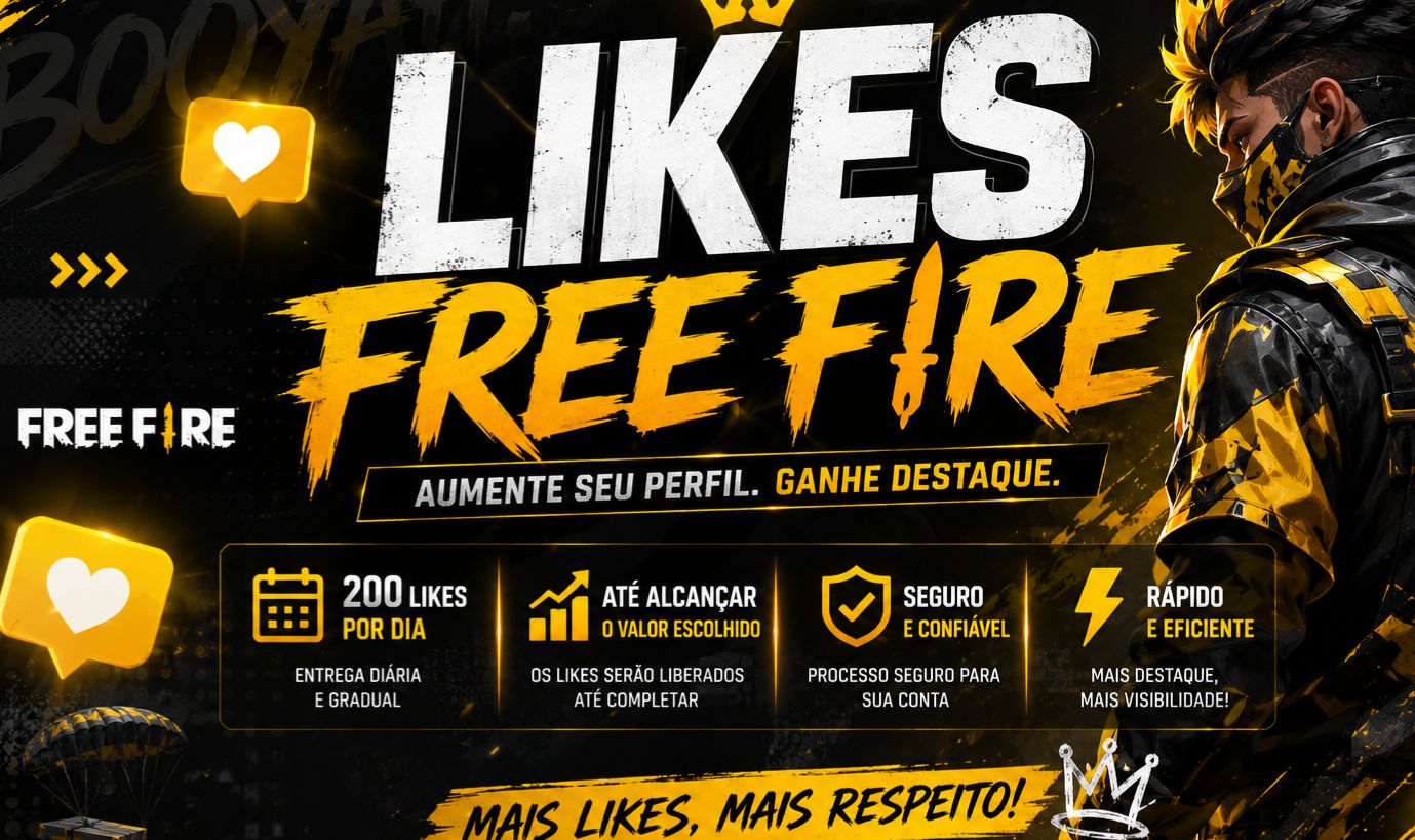 LIKES FREE FIRE AUMENTE SEU PERFIL RÁPIDO!