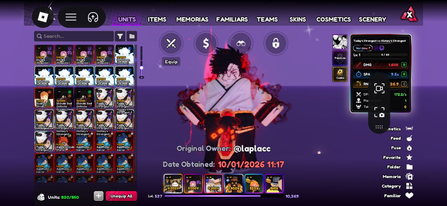 ANIME VANGUARD| PERSONAGENS |TRADE