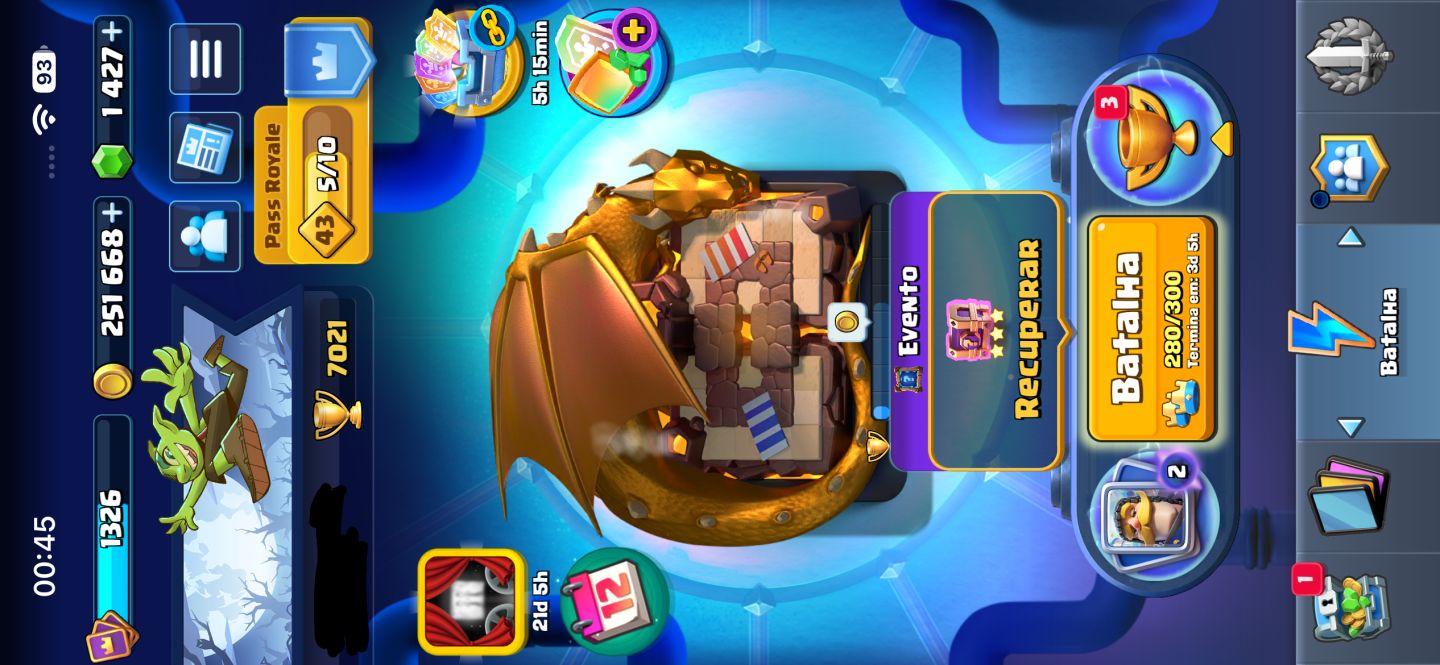 CONTA DE BRAWL STARS + CLASH ROYALE UPADAS