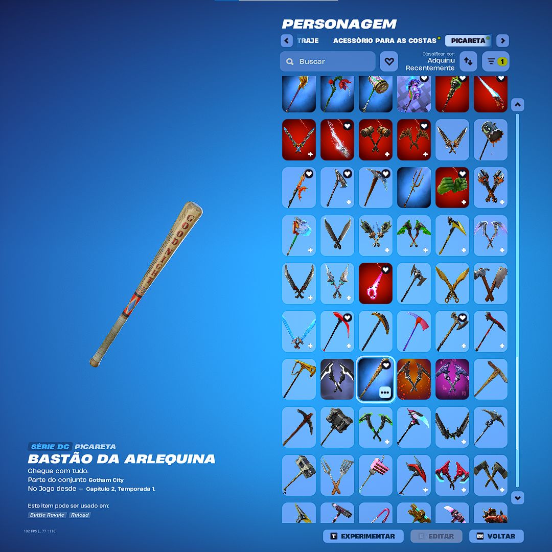 CONTA FORTNITE RARA (TRAVIS SCOTT, MACHADO LEVIATÃ, DESDE S8 CAP 1)