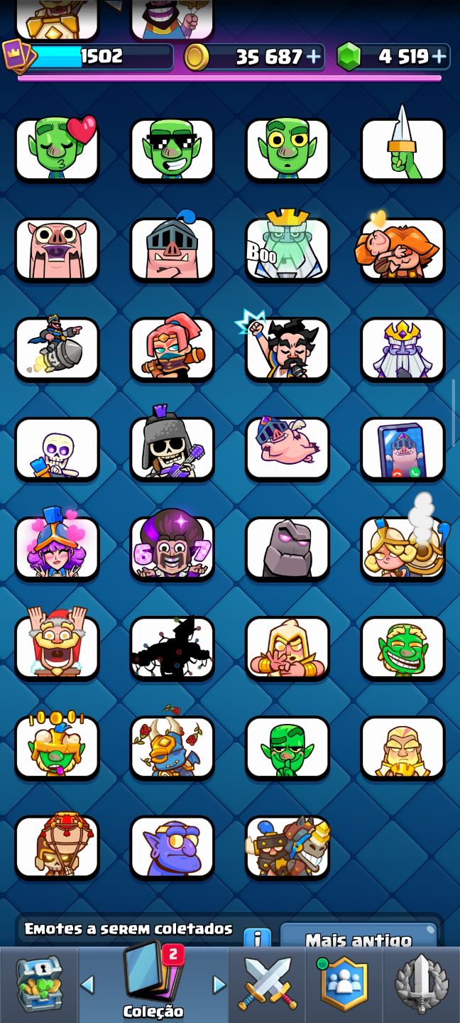 Conta de Clash Royale 11500+ Troféus
