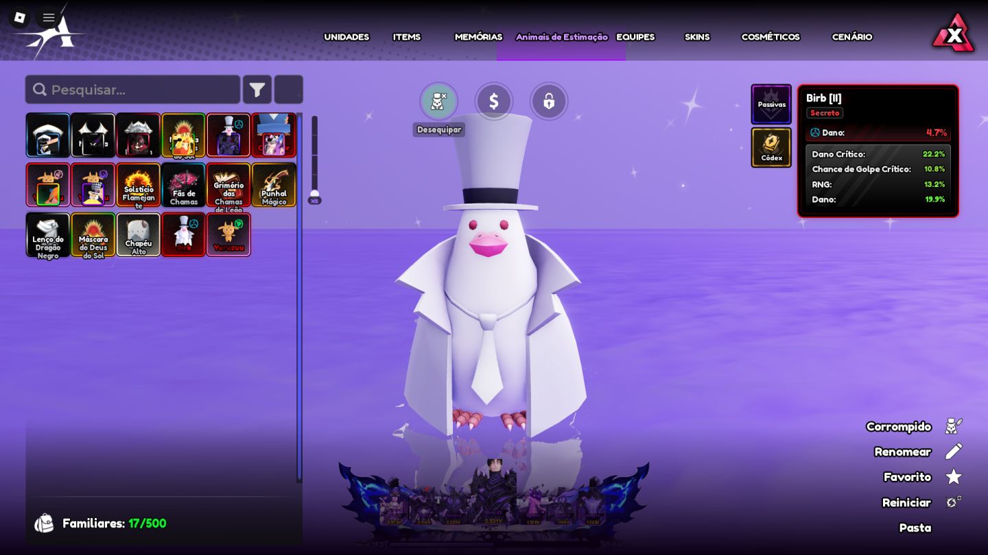 CONTA ANIME VANGARDS META COM NOVO SUNG NO MAX