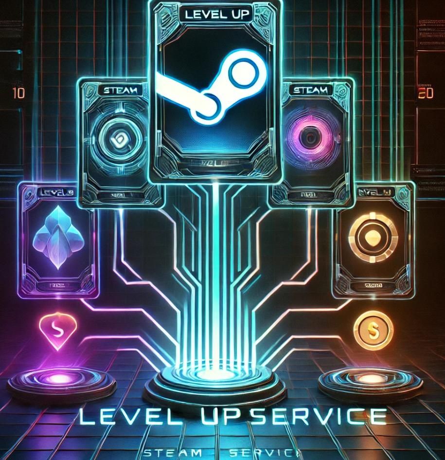 STEAM LEVEL UP Service! (Set de Cartas de jogo Aleatorio)