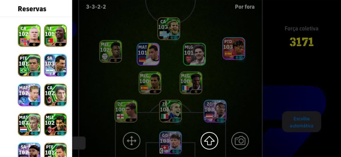 CONTA PREMIUM EFOOTBALL 2026 FORÇA COLETIVA 3171