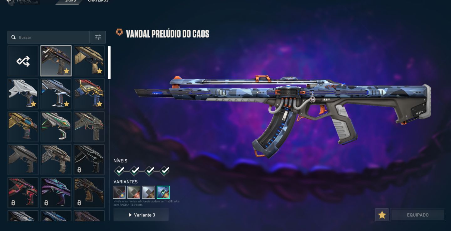 [FULL ACESSO] Conta unranked - skins de vandal e faca - Preço negociável