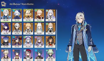 AR 57 - Neuvillette R2 + Skin, Furina C2R1, Zibai R1, Kazuha, Xilonem, Flins +++