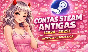 CONTAS STEAM ANTIGAS (2024-2025) ENTREGA AUTOMATICA
