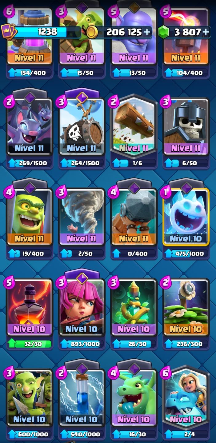 CONTA TOP CLASH ROYALE!