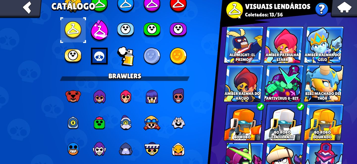 Conta de brawl Stars muito boa e antiga