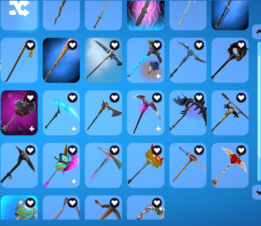 Conta de Fortnite antiga (Muitas skins)