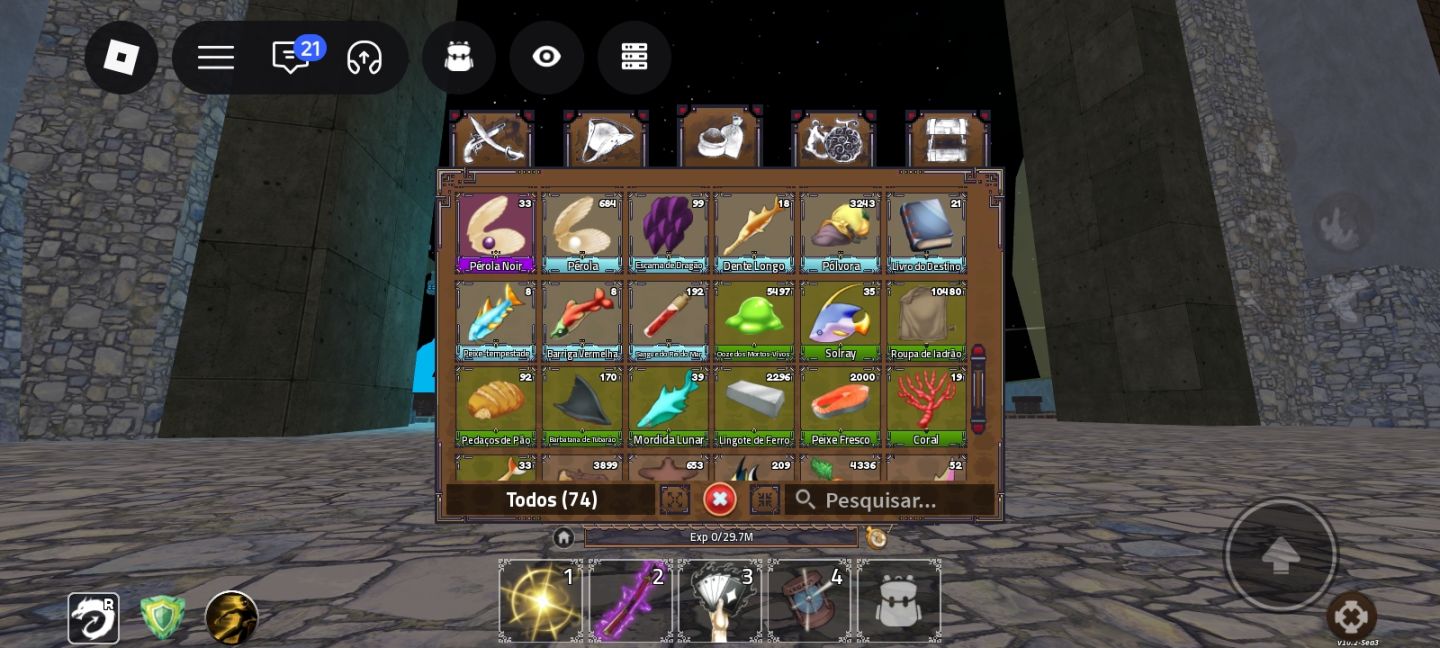 Conta de king legacy/blox fruits/haze seas