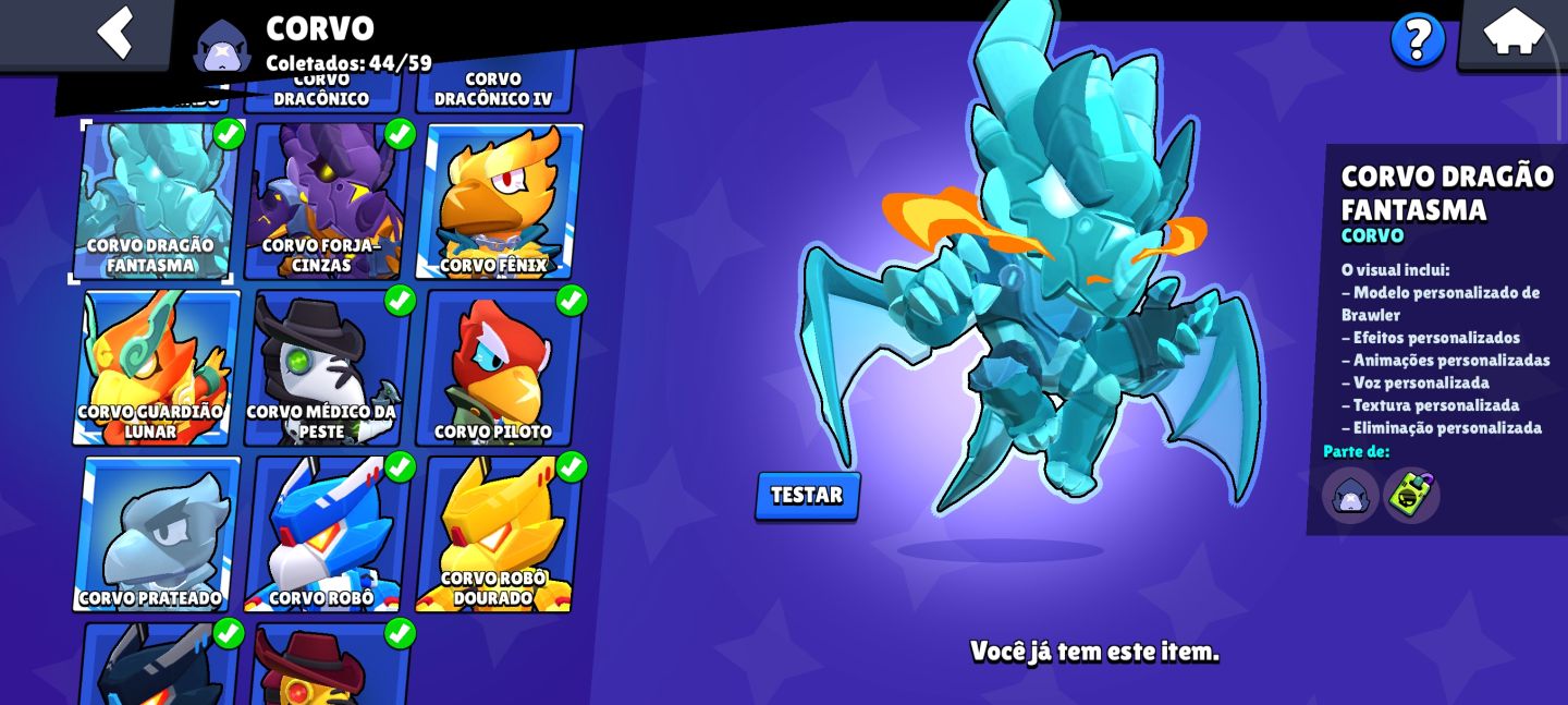 Conta Com 3 Pro Passe comprado, todos os Brawler e muito passe plus.
