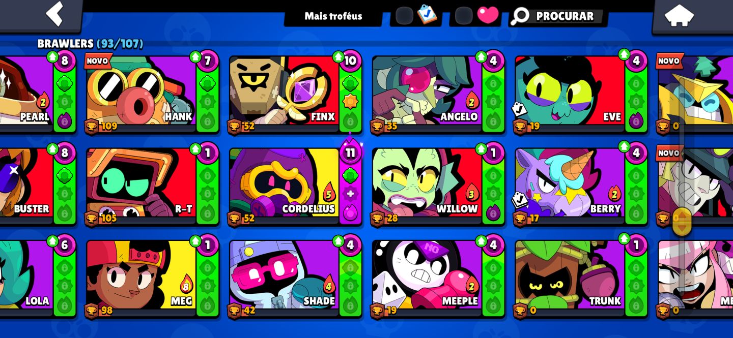 CONTA BRAWL STARS ( PASSE 3,4,5) E MAIS PASSES CONTA RARA +80 BRAWLERS