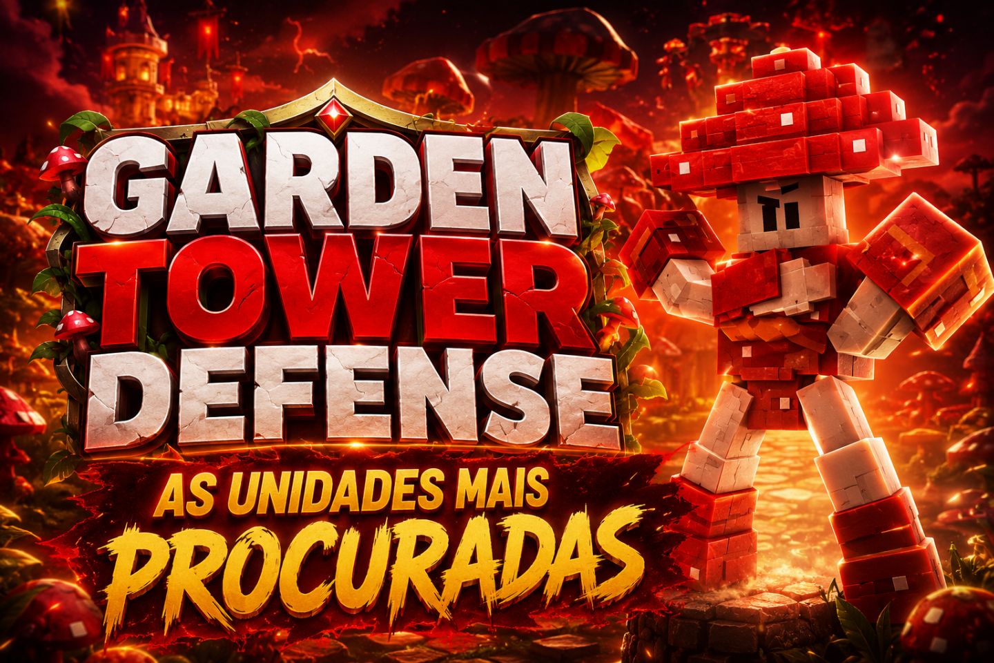 [MAIS PROCURADO] GARDEN TOWER DEFENSE PLANTAS / UNIDADES / GAMEPASS 50% OFF!