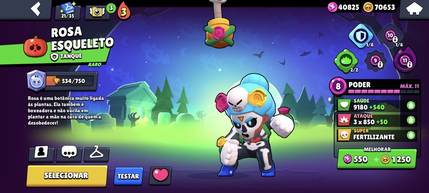 Conta de Brawl Stars de 2019 com muitos recursos!