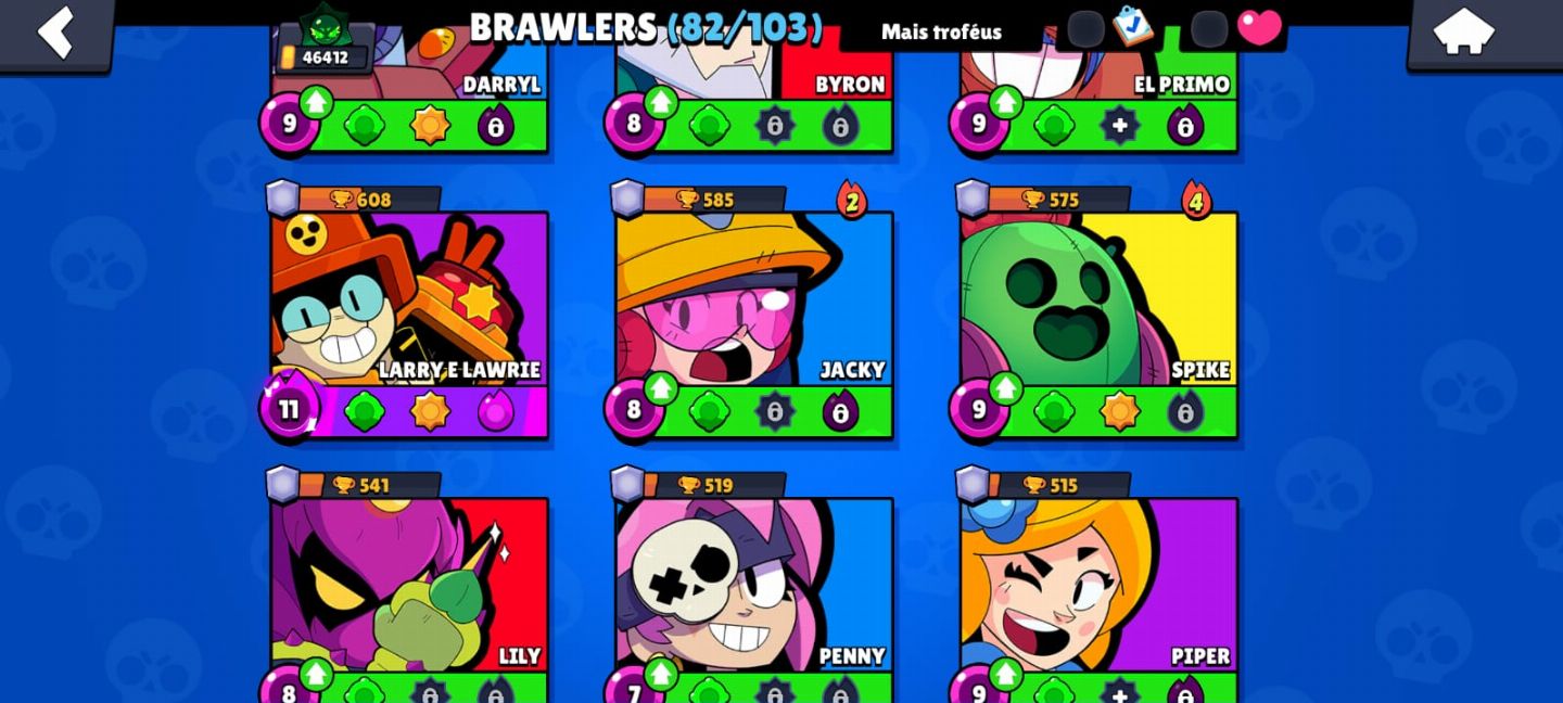 Conta Brawl Stars à venda nível avançado