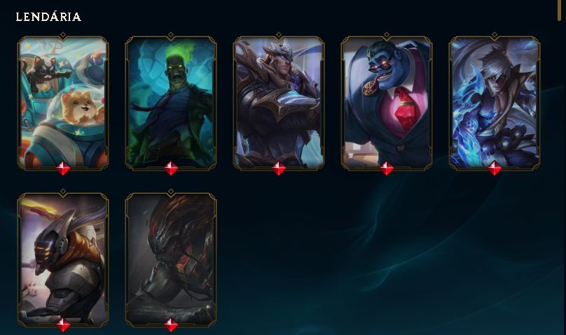 Conta lvl 190 Unranked 131 skins