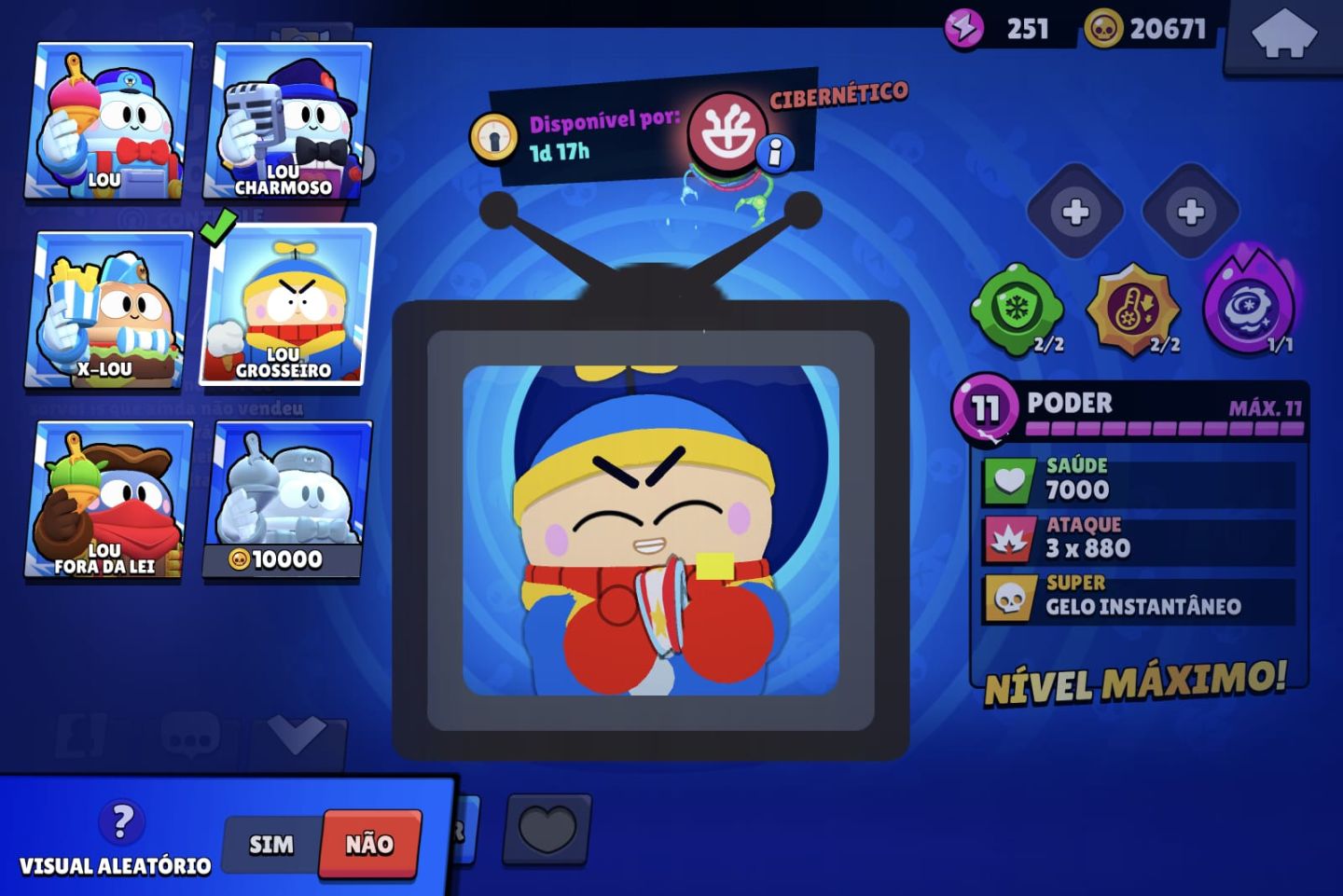 Conta Brawl Stars extremamente upada e antiga ( valor negociável)