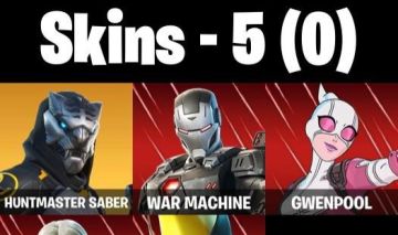 CONTA FORTNITE COM HUNTMASTER SABER (BUNDLE XBOX SERIES)