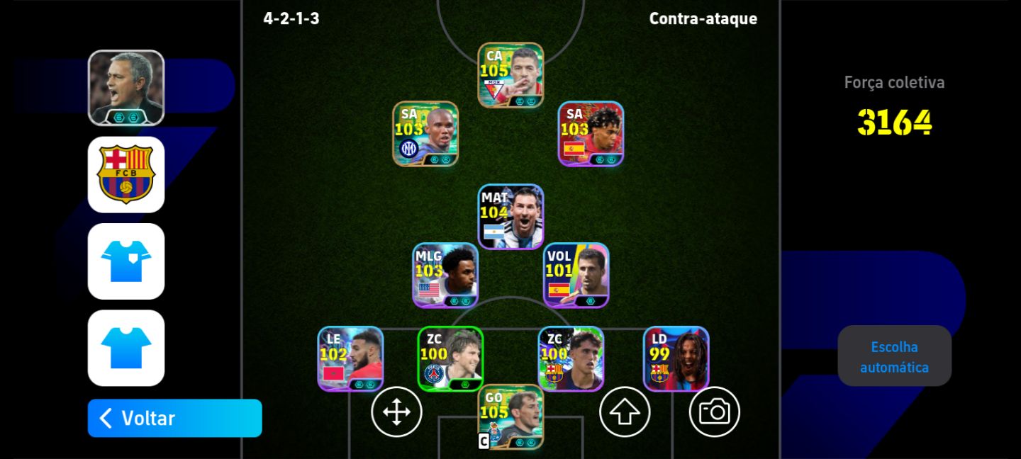 Conta Efootball Ótima para Iniciar | Suárez Blitz + Eto + Yamal + Técnico 90