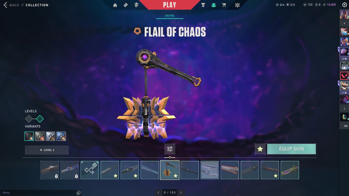 CONTA DO VALORANT COM MAIS DE 20 SKINS EXCELENTES