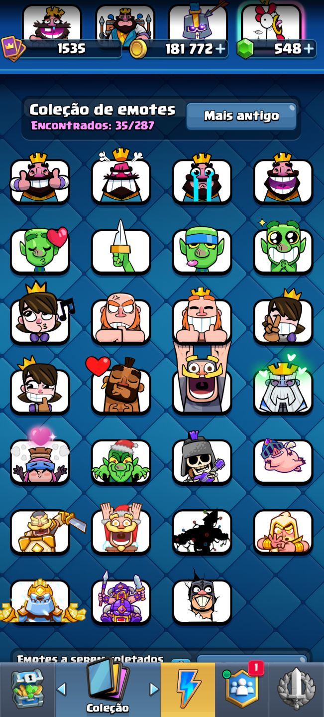 CONTA CLASH ROYALE MUITO UPADA EVO BARRIL DE GOBLINS