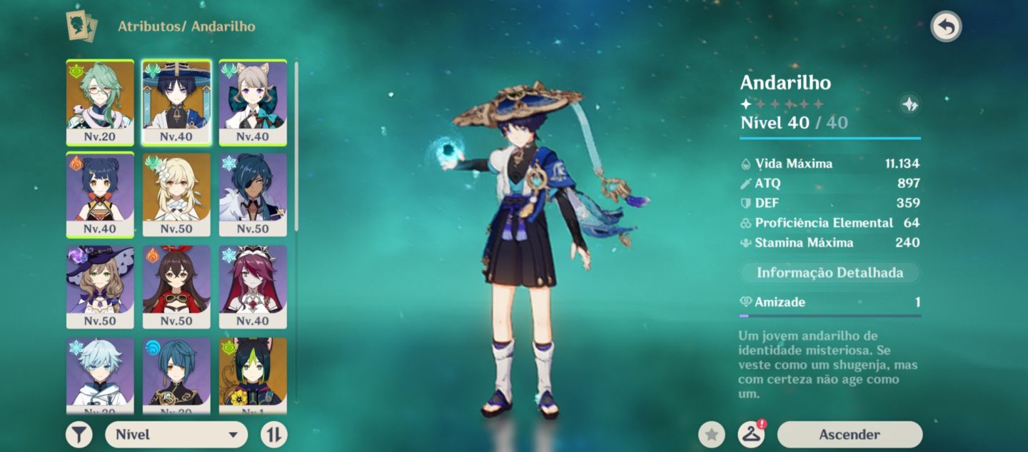 EUROPA|CONTA DE GENSHIN MAIN WANDERER+BISS+GIROS| AR47
