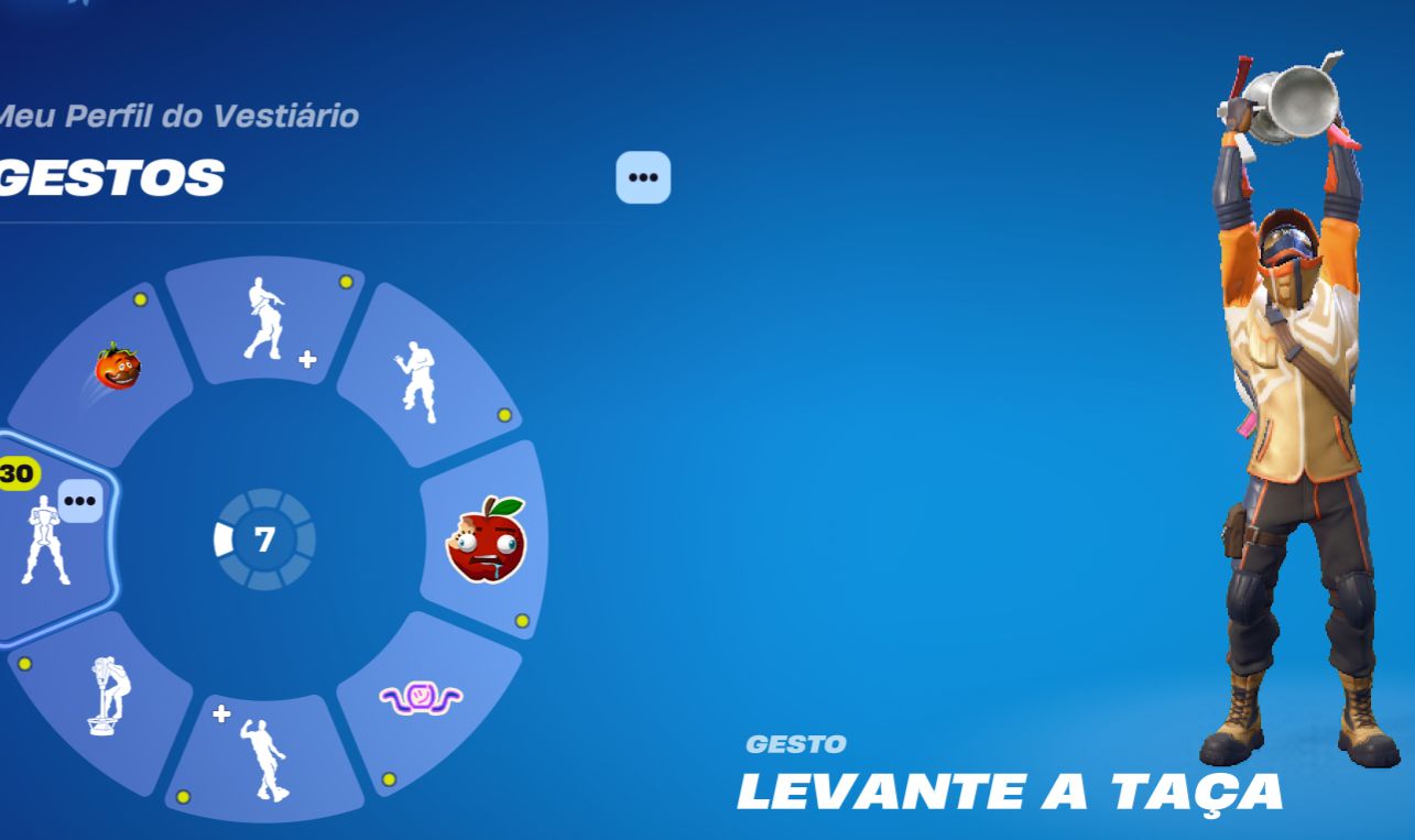 Conta Fortnite season 4 em diante