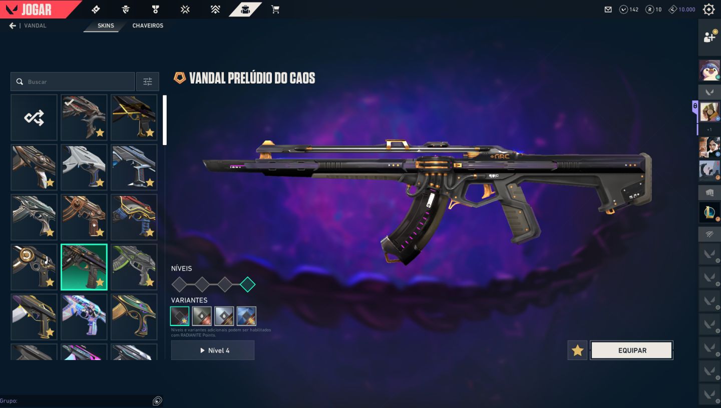 Conta valorant (LOTADA DE SKIN)!!!