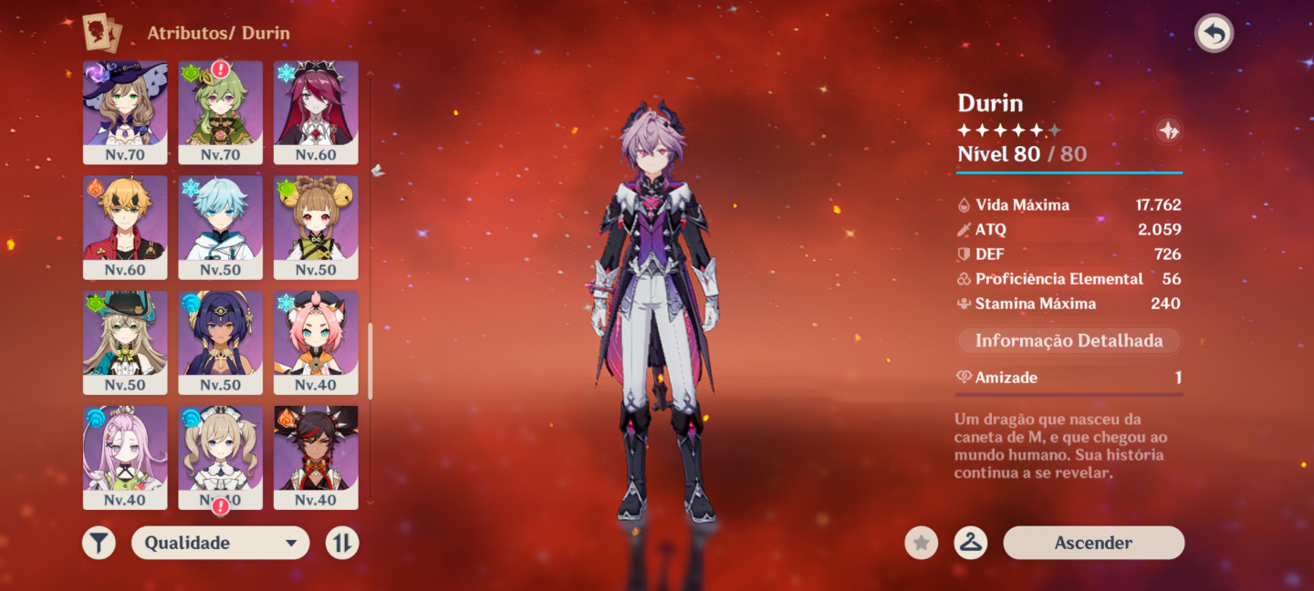 CONTA GENSHIN AR 60 ENDGAME + HONKAI STAR RAIL NIVEL 51
