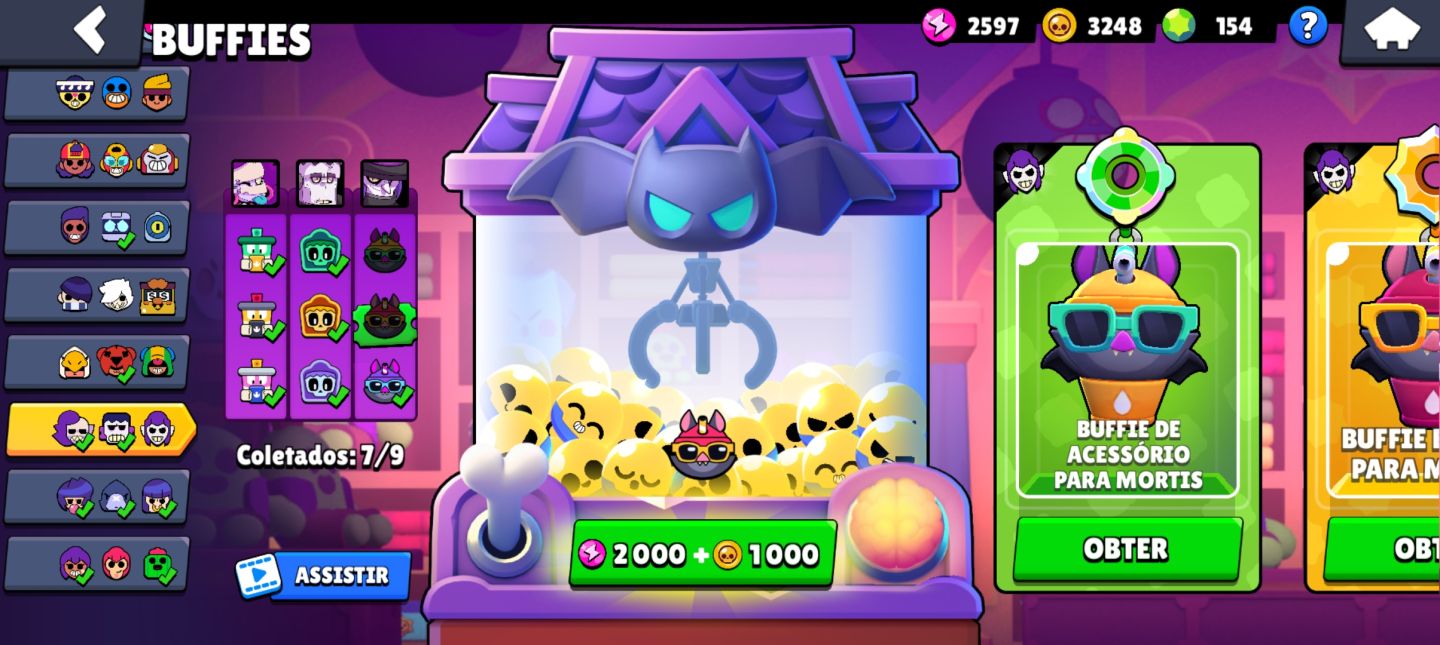 Conta de brawl stars 90k+ troféus 72 brawlers no 11 todos os brawlers