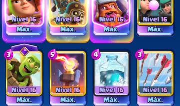 Conta clash royale arena max +4milhao ouro +7k gema