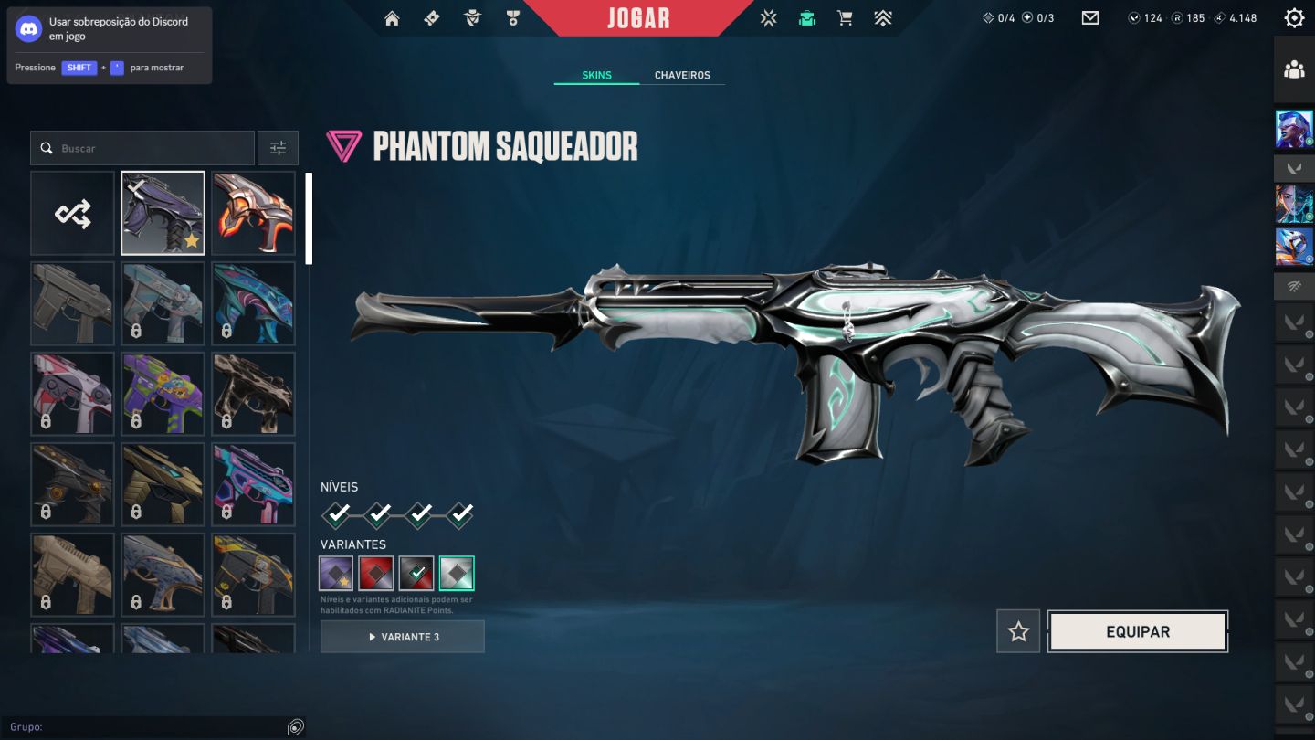 Conta Valorant FULL ACESSO - DIMA + SKINS & FACAS
