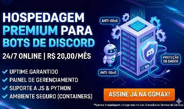 Hospedo seu bot do Discord!