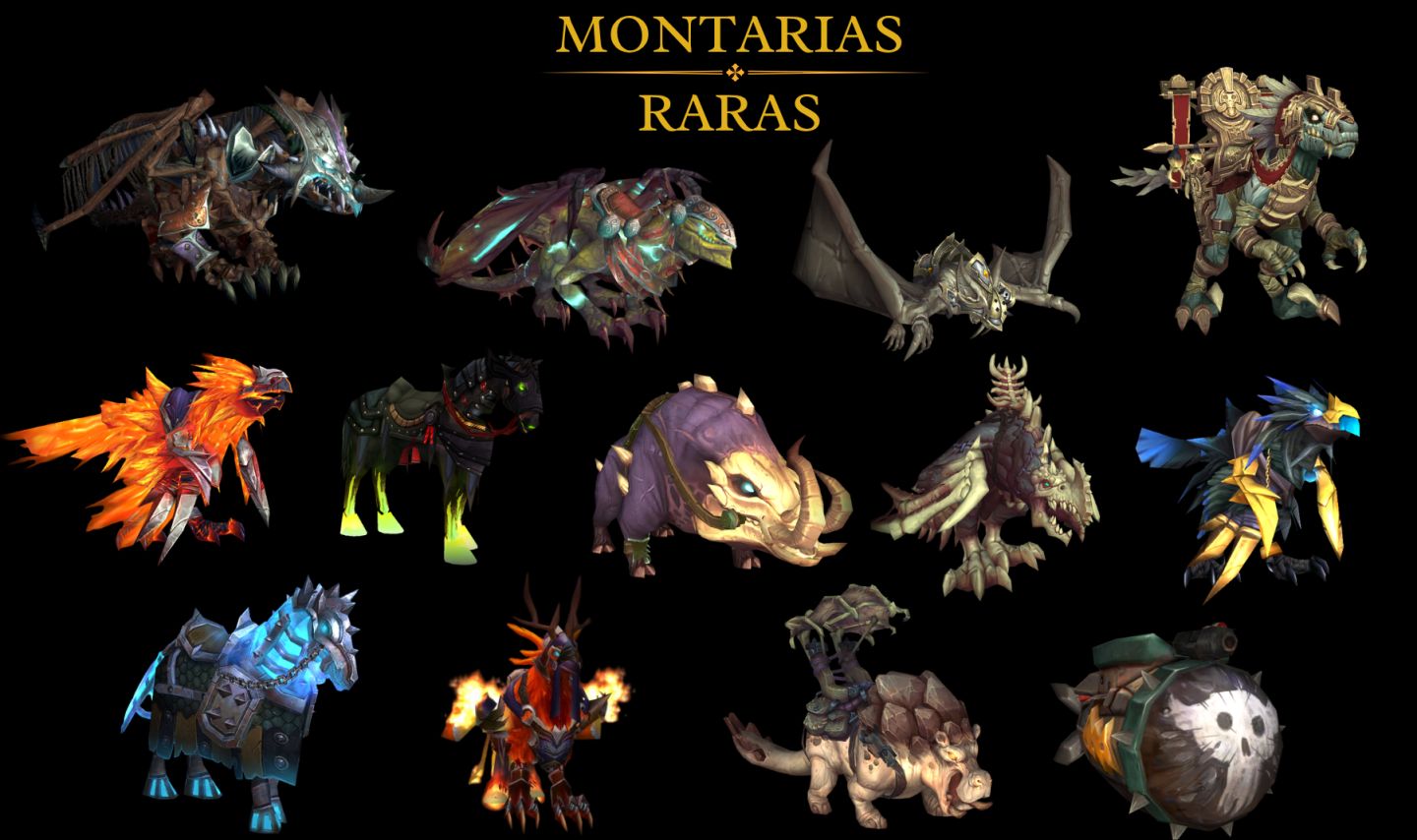 Conta WoW antiga com itens raros colecionáveis!