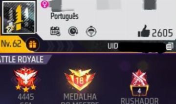 Conta de Free fire [ Antiga e Rara ] - Leia a descrição.