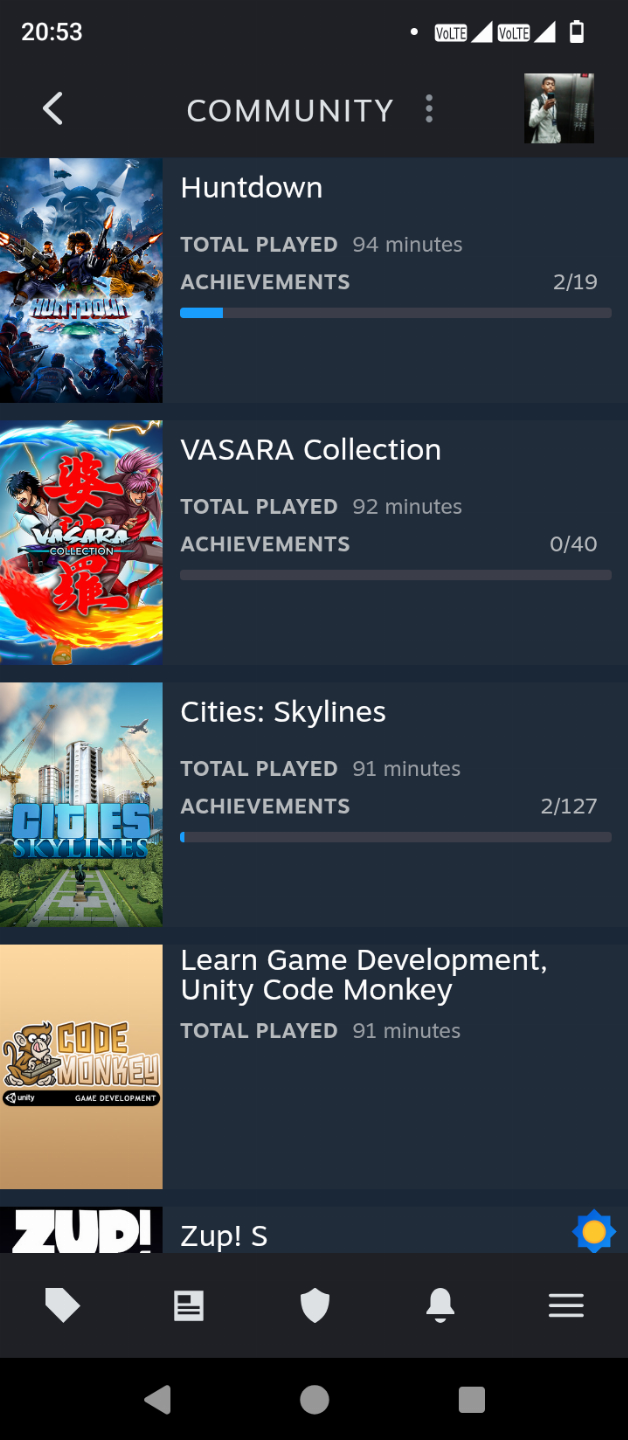 Steam LVL 71 + 100 jogos pagos mais de 7.000
