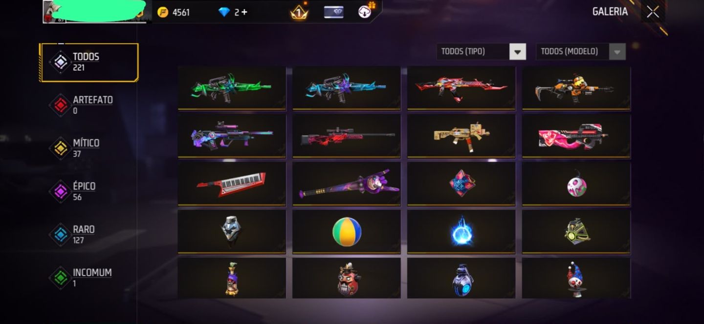 CONTA DE FREEFIRE COM PASSE DO JAGUAR!!(Leia a descrição)