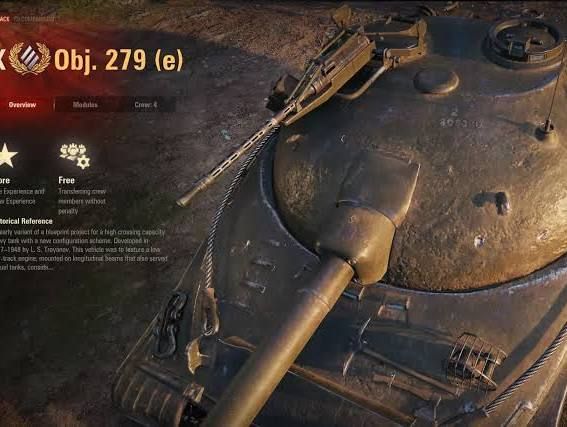 CONTA ELITE WORLD OF TANKS (CRIADA EM 2016) - OBJ 279e + TYPE 59G RARO